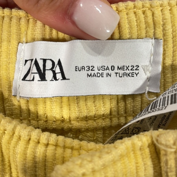 ZARA NWT WIDE LEG CORDUROY PANTS - Picture 5 of 5